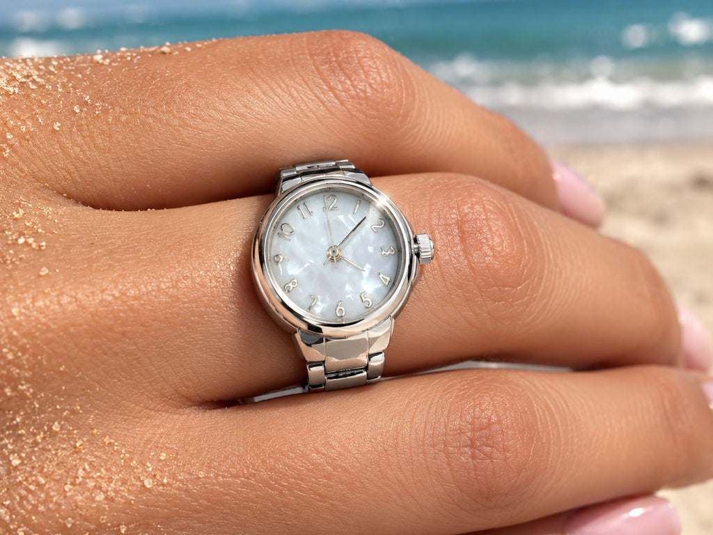 Bague Montre à Quartz Duo