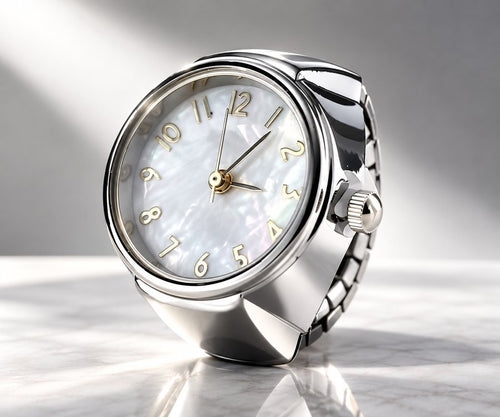 Bague Montre à Quartz Duo